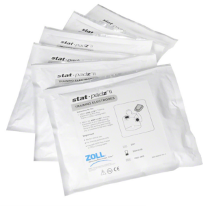 ZOLL AED Plus Trainer II,  Stat Padz II Trainer Electrode, 6 pairs per case.